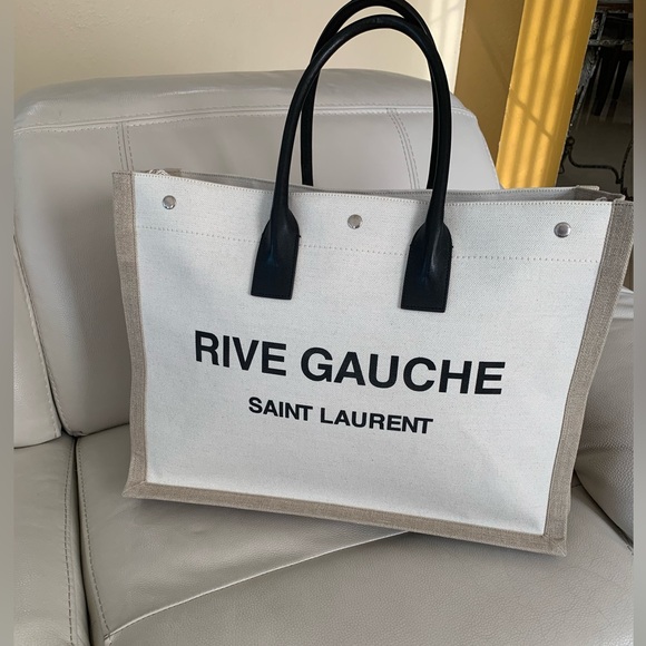 YSL Rive Gauche Shopping Tote - Picture 14 of 15